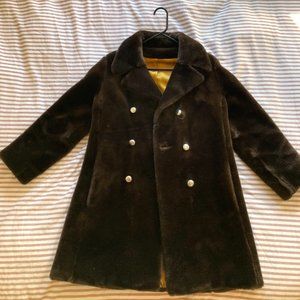 Women's vintage faux fur coat